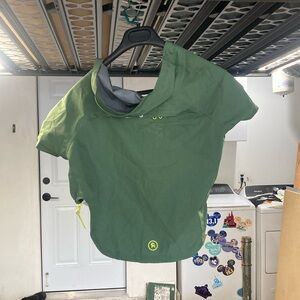 Backcountry dogs, rain jacket